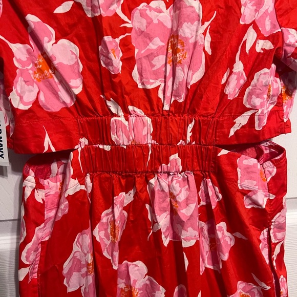 Old Navy Cutout Midi Shirt Dress. Size M - Picture 7 of 9